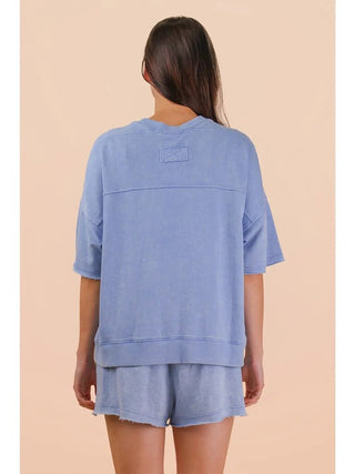 Mineral wash short/top set
