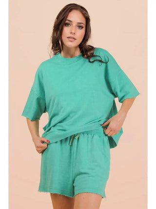 Mineral wash short/top set