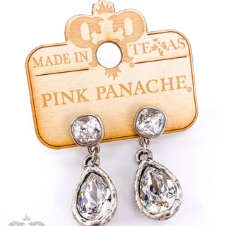 Crystal teardrop/post earring (Austrian Crystal)