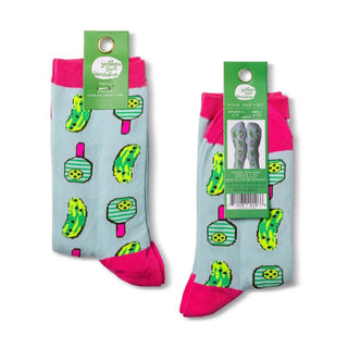"Pickleball" crew socks