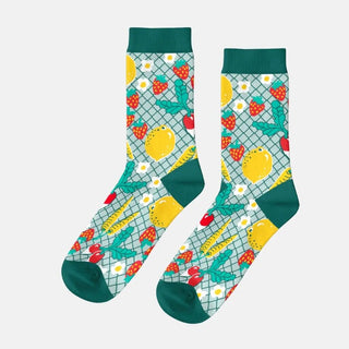 "Farmer's Market" crew socks