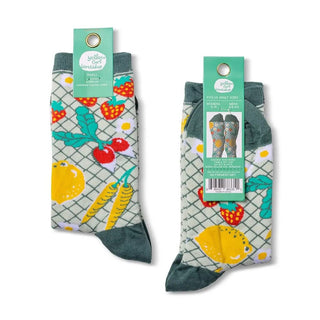 "Farmer's Market" crew socks