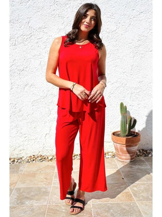 Breezy solid summer 2-piece set