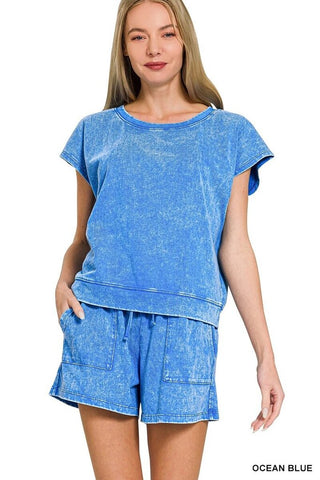 Mineral wash short set