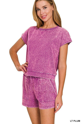 Mineral wash short set