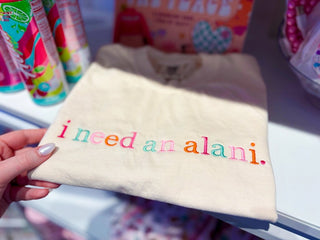 "I need an Alani" embroidered tee