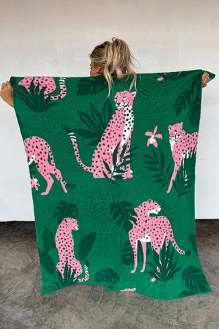 Cheetah & Star Cloud Blanket