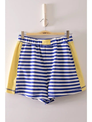 Color block lounge shorts