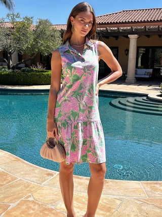Coastal Breeze Collared Summer Dress
