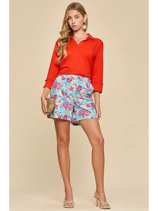 Lightweight Sun-Cool 3/4 Sleeve Blouse