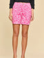 Hot pink blush