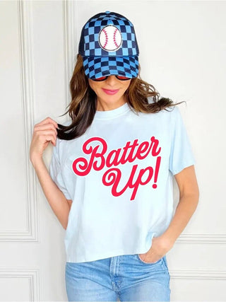 "Batter Up" Crop Tee