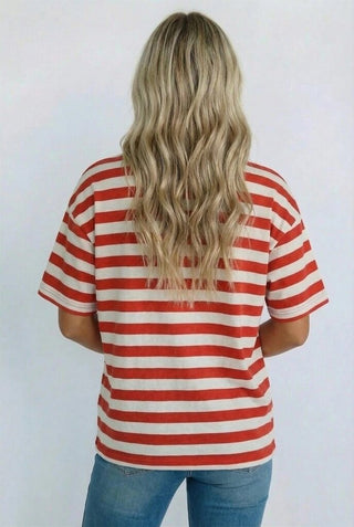 "USA" Striped Star tee