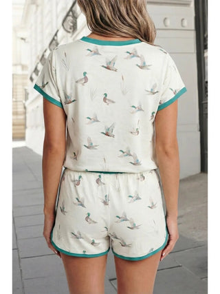 Elastic mallard shorts