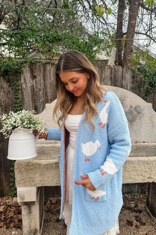 Blue duck cloud cardigan