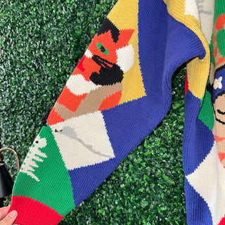 Vintage cat cardigan