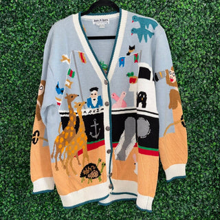Noah's Ark Vintage 90's Sweater
