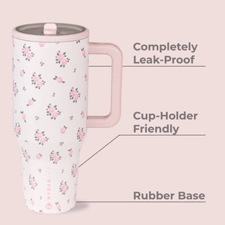 40 Oz. "Wild Rose" Mug