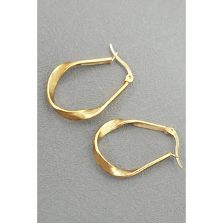 18K Stainless Steel Waterproof Tarnish Free Hoops