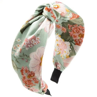 Flora toile vintage headband