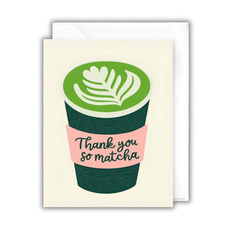 "Thank you so matcha" card
