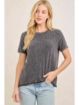 Mineral Washed Soft Slinky Crewneck