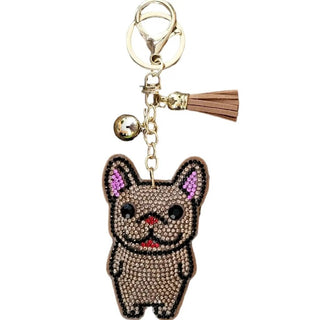 Bag Charm - French Bulldog (Brown)