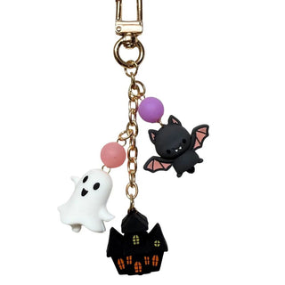 Bag Charm - Halloween Ghost/Bat