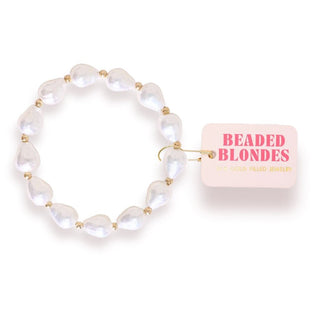 Beaded Blondes Saylor pearl bracelet
