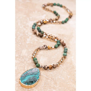 Sabrina Necklace in Jade