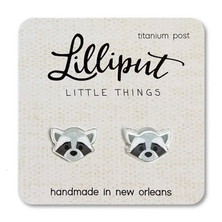 Raccoon Earrings