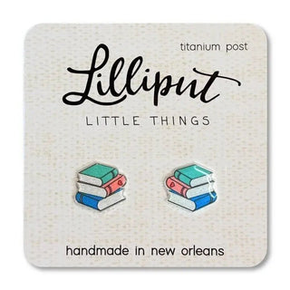 Book Earrings