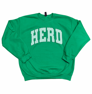 Striped "HERD" Crewneck