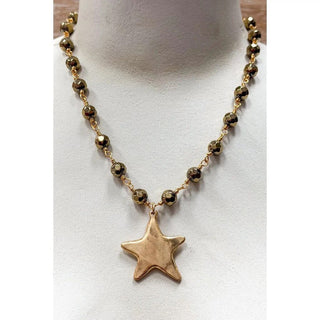Talus Necklace - Gold Star