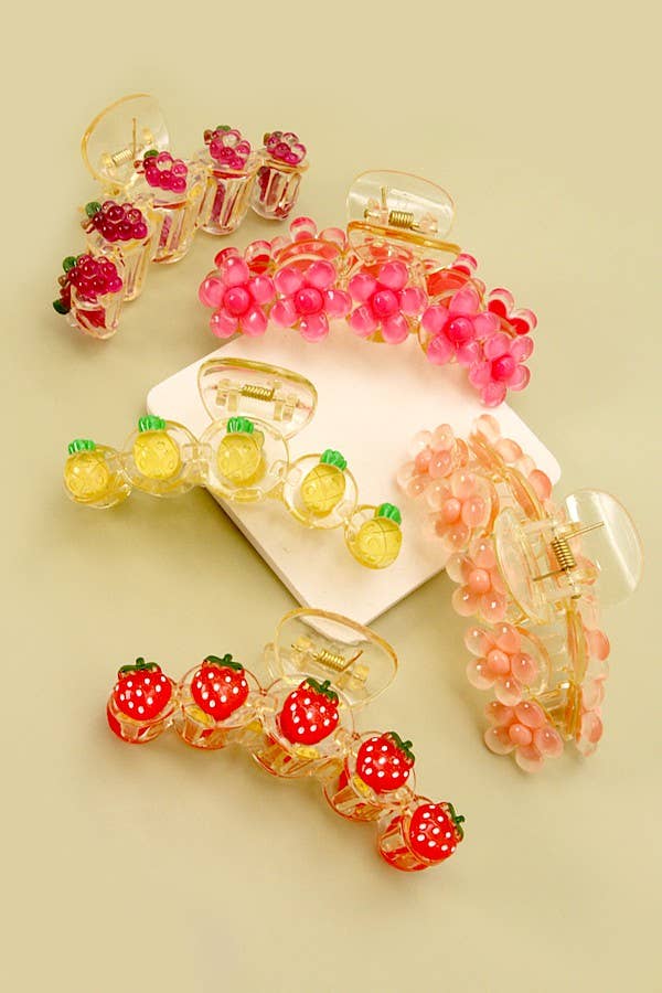 JOSSLYN by Wall to Wall - SUMMER HAIR CLAW CLIPS | 40H444