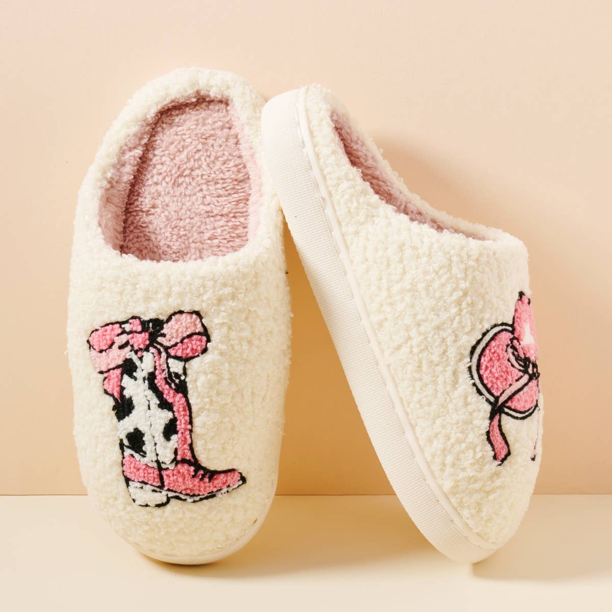 Frem - Western Boots and Hat Home Slippers