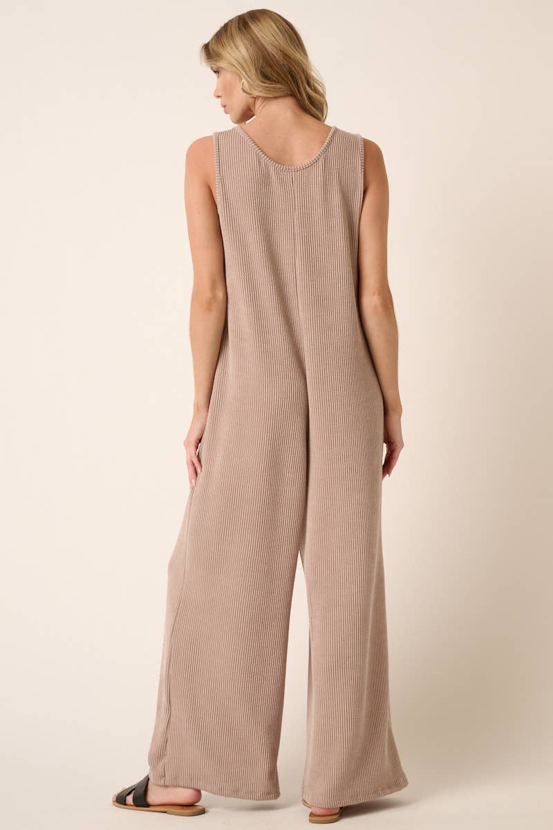 mittoshop - URBAN RIB KNIT POCKET DETAIL JUMPSUIT