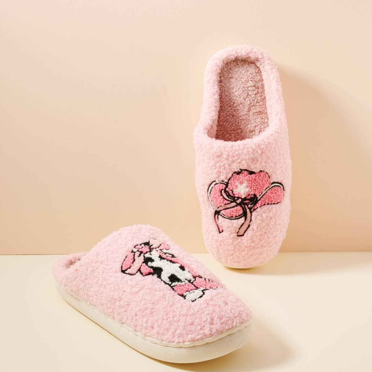 Frem - Western Boots and Hat Home Slippers