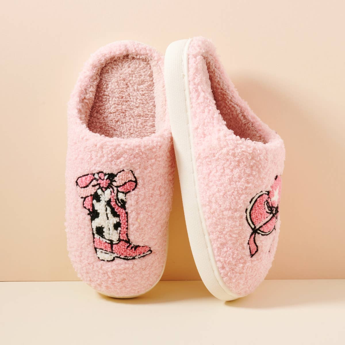 Frem - Western Boots and Hat Home Slippers
