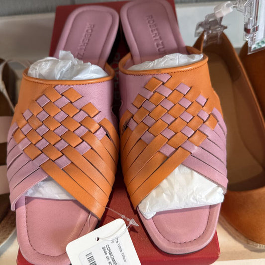 Slide on shoe