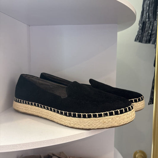 Slip on suede shoe