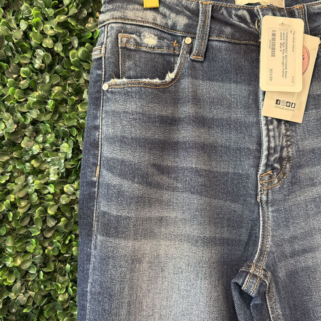 High Rise Straight Palmer Jeans