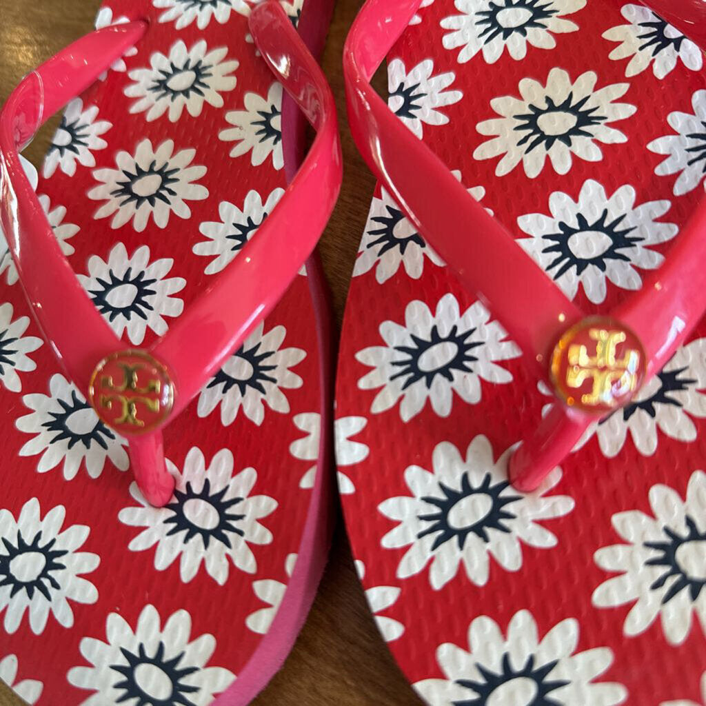 Floral flip flop