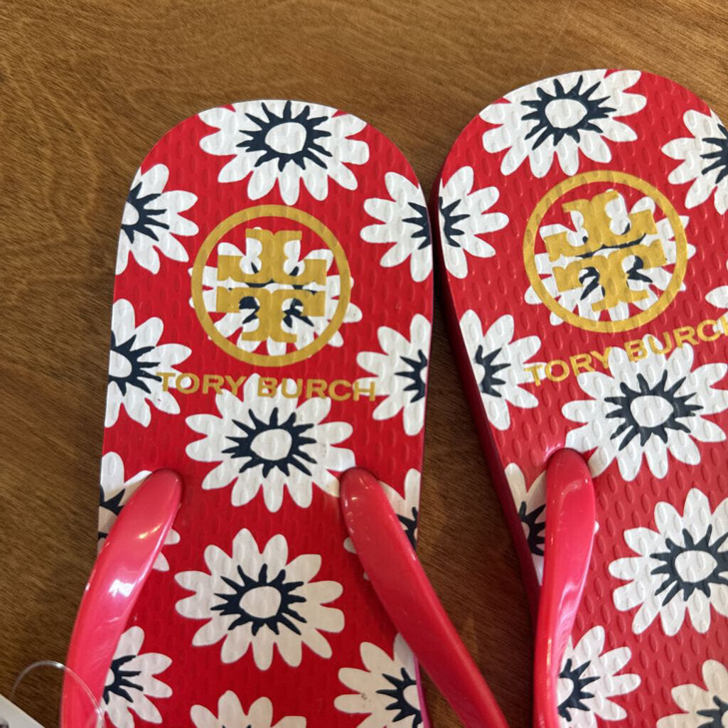 Floral flip flop