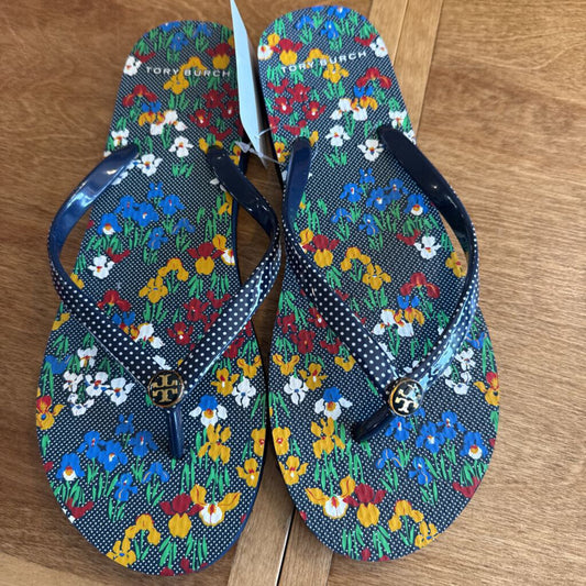 Floral flip flop