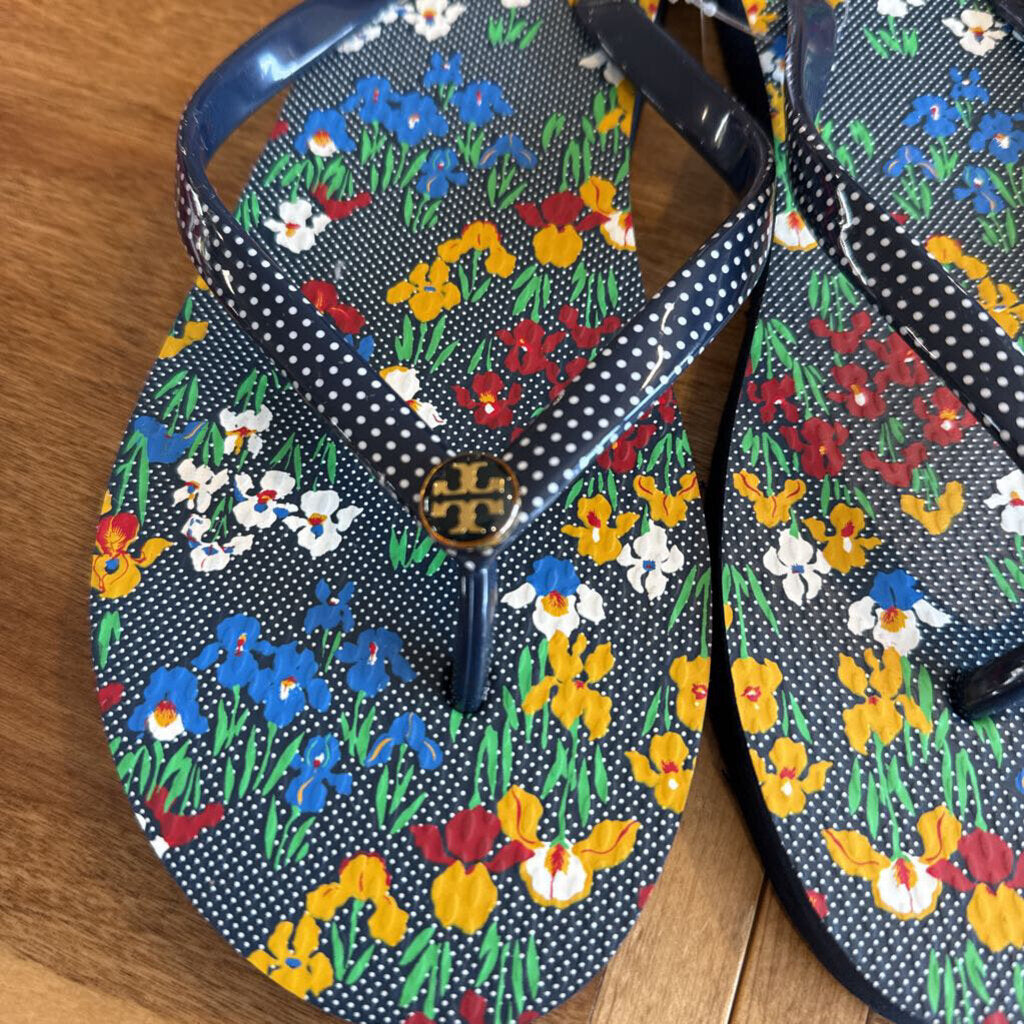Floral flip flop