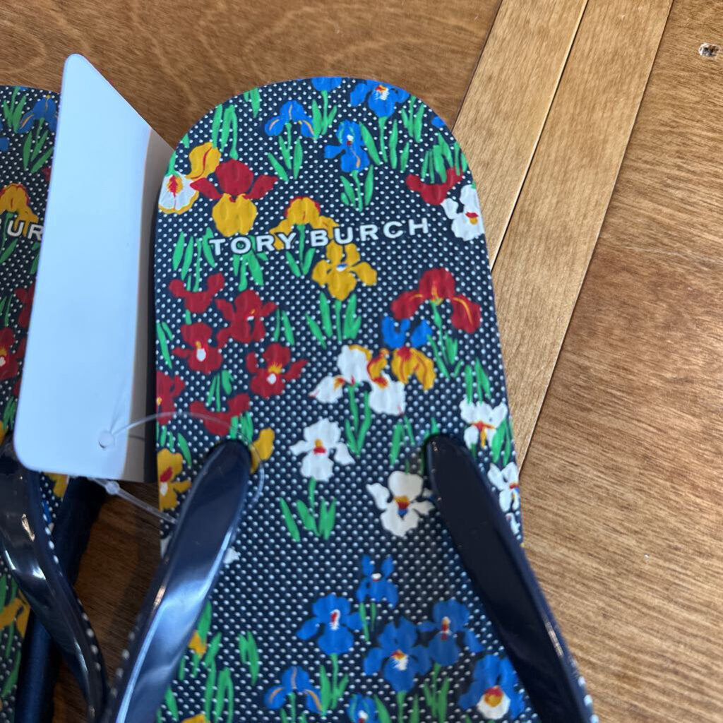 Floral flip flop