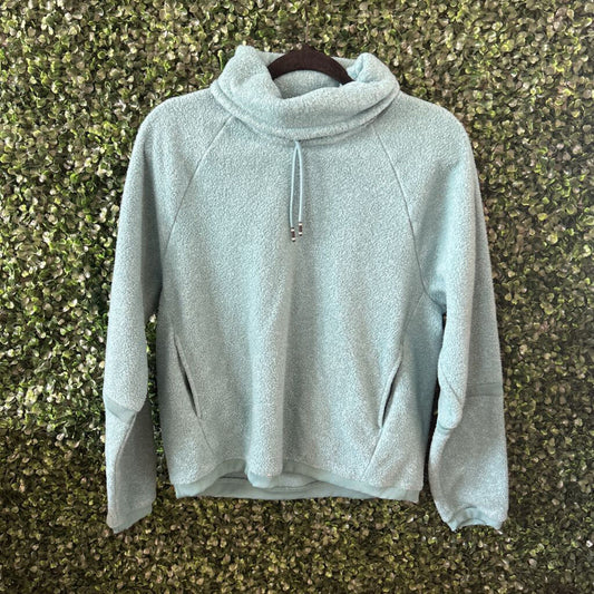 Fleece Pullover With High Neck