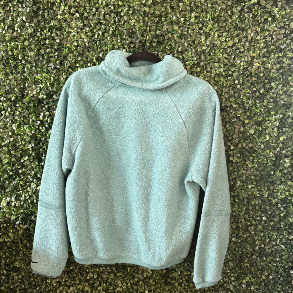 Fleece Pullover With High Neck