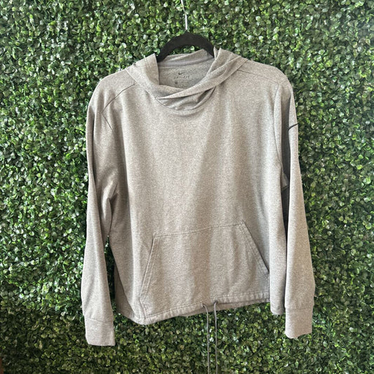Long sleeve dry-fit w/ hood/pocket